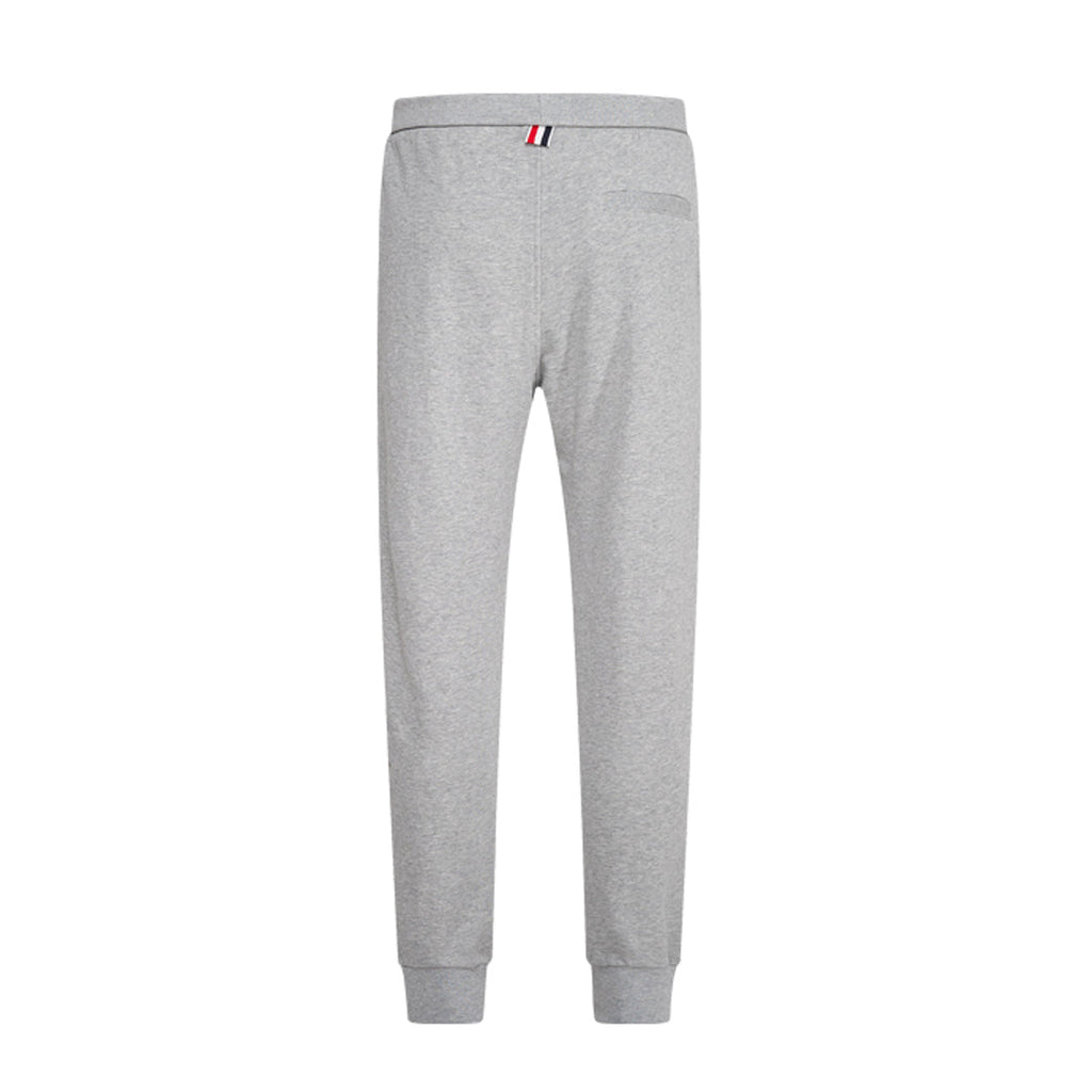 Thom Browne Style Unisex Casual Sweatpants with Signature Four-Bar Detail
